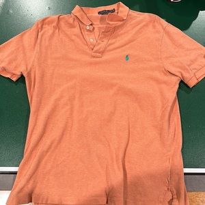 Orange polo classic fit XL
